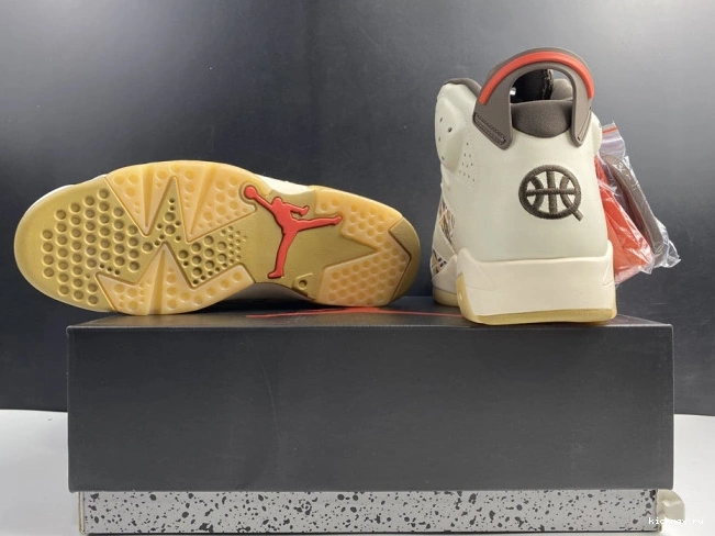 Rep AIR Brown (2020) CZ4152-100 Retro 6 Sail Jordan Quai54 0816